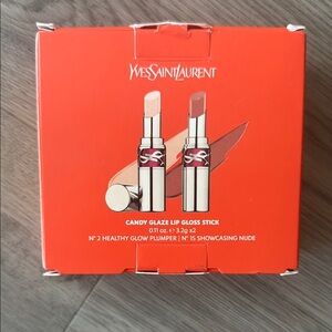 YSL Candy Glaze Lip Gloss Stick - Nude Shades